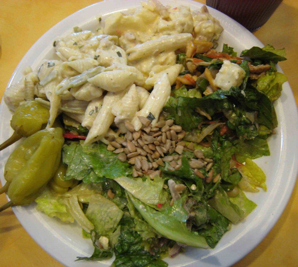 A bounteous salad plate A bounteous salad plate