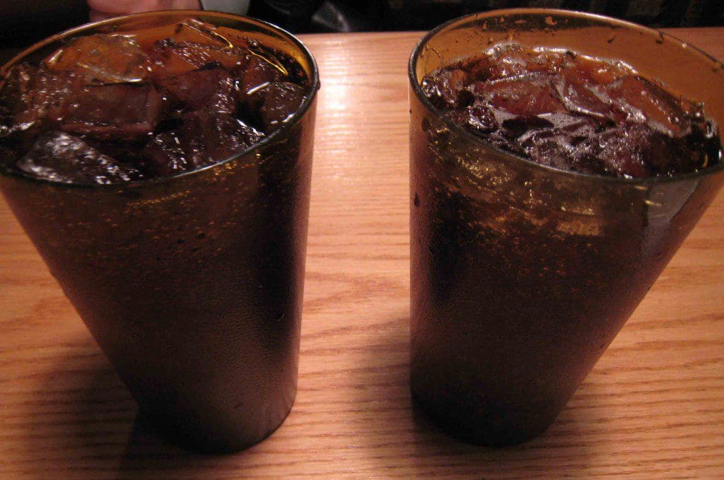 Turtle Mountain Root Beer (left) and Cream Soda