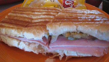 The Cuban Sandwich, one of the very best in the Duke City