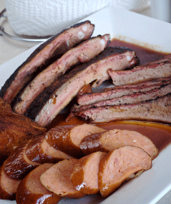 A carnivore's delight at Pepper's Ole' Fashioned BBQ (Photo by Sergio Salvador)