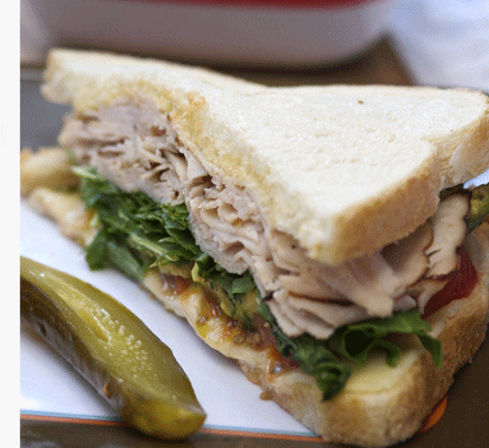 Turkey sandwich at Relish (Photo by Sergio Salvador) Turkey sandwich at Relish (Photo by Sergio Salvador)
