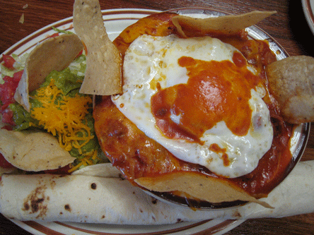 Chilaquile Casserole at Papa Felipe's