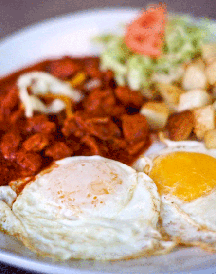 Carne Adovada Breakfast Carne Adovada Breakfast (Photo by Sergio Salvador)